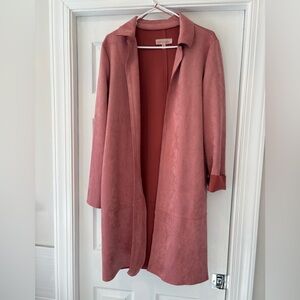 Philosophy Dusty Rose Trench Coat